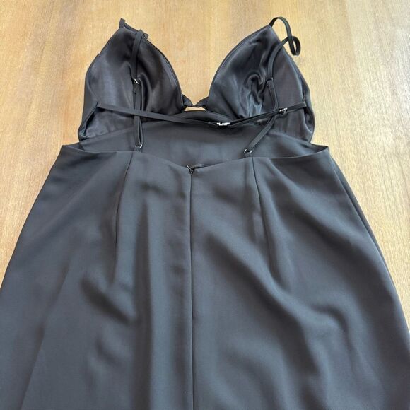 REISS Rochelle Strappy Midi Dress in Black Size 10‎ - Picture 14 of 16